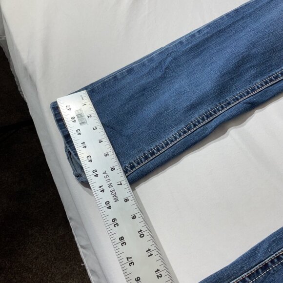 Grace In L.A. Womens Embellished Bootcut Jeans Size 28 Blue Denim With Decorativ - Picture 10 of 11